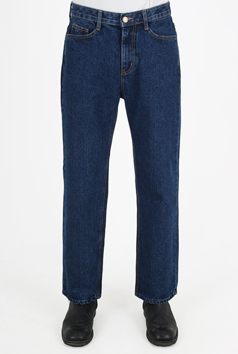 #2004 Blue Basic Jeans Wide Fit (~2XL)
